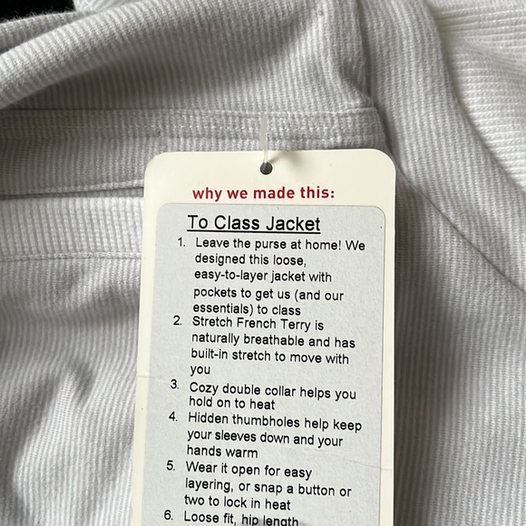 Lululemon To Class Jacket - Picture 3 of 3
